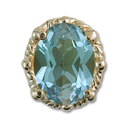 rl394 Blue Topaz Bracelet Slide 